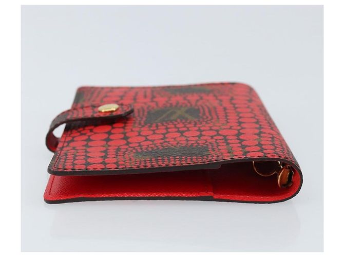 LOUIS VUITTON Yayoi Kusama Agenda PM Day Planner Cover Red R21132 Auth 172444SAV - view 5