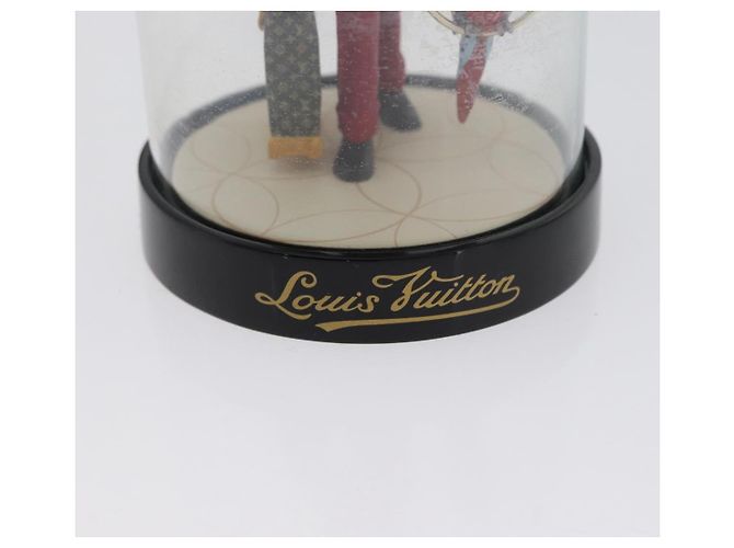 LOUIS VUITTON Snow Globe Pageboy Clear Red LV Auth 172367A - view 8