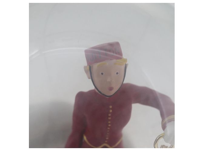 LOUIS VUITTON Snow Globe Pageboy Clear Red LV Auth 172367A - view 9