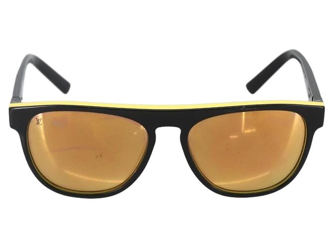 Gafas de sol LOUIS VUITTON de plástico Negro Z0794E LV Auth bs33748 - vista 13