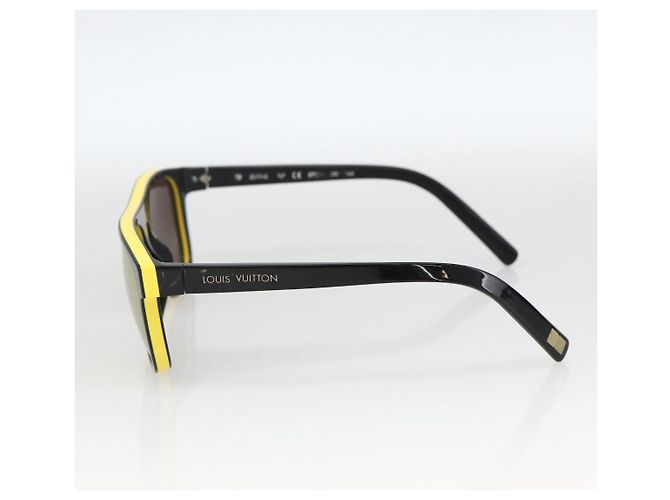 Gafas de sol LOUIS VUITTON de plástico Negro Z0794E LV Auth bs33748 - vista 5