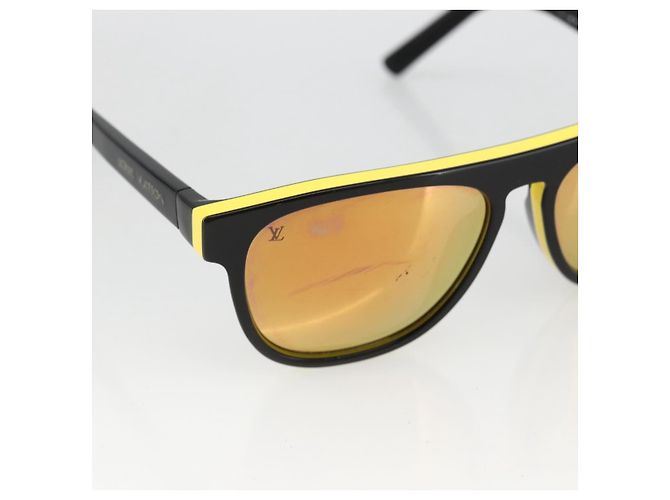Gafas de sol LOUIS VUITTON de plástico Negro Z0794E LV Auth bs33748 - vista 7
