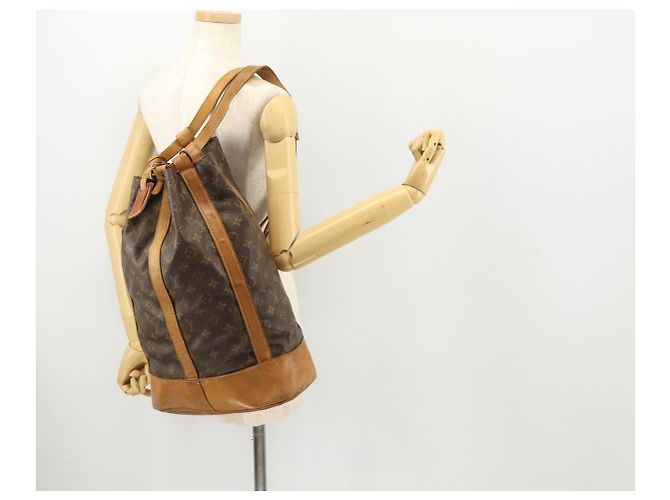 LOUIS VUITTON Borsa a Spalla Monogram Randonnee GM M42244 LV Auth 171698 Monogramma - vista 22