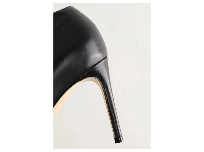 Sergio Rossi Botas de cuero negro - vista 5