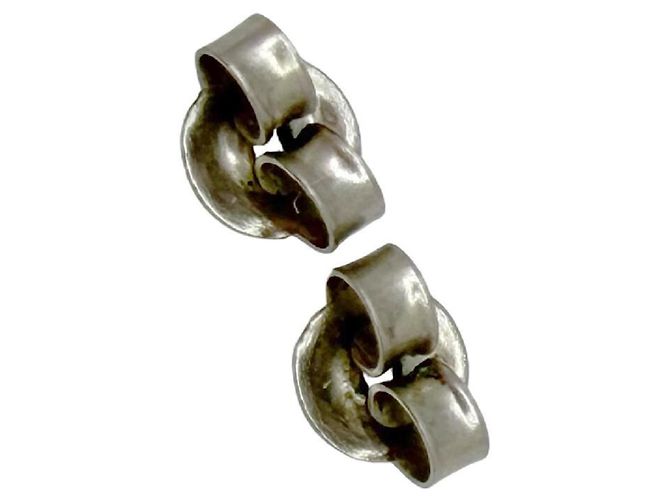 Chanel Coco Mark Strass Ohrstecker Silber - Ansicht 6