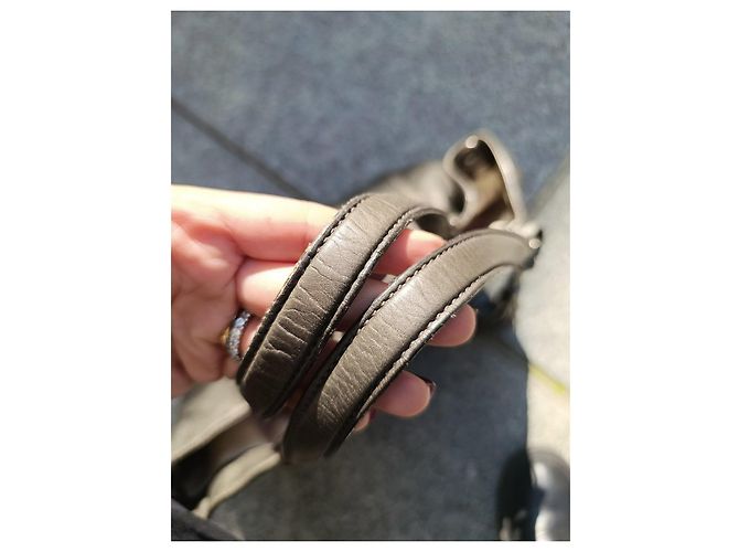 Borsa Gucci in pelle grigia Grigio - vista 6