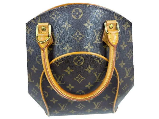 Borsa a mano Ellipse MM Monogram Louis Vuitton Marrone - vista 10