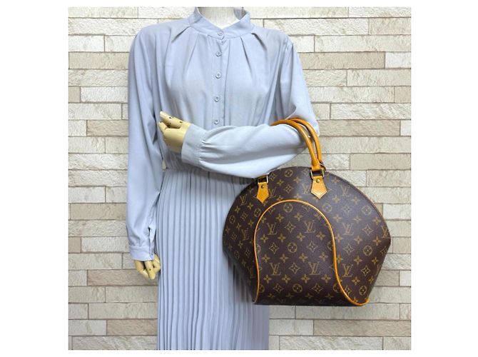 Borsa a mano Ellipse MM Monogram Louis Vuitton Marrone - vista 2