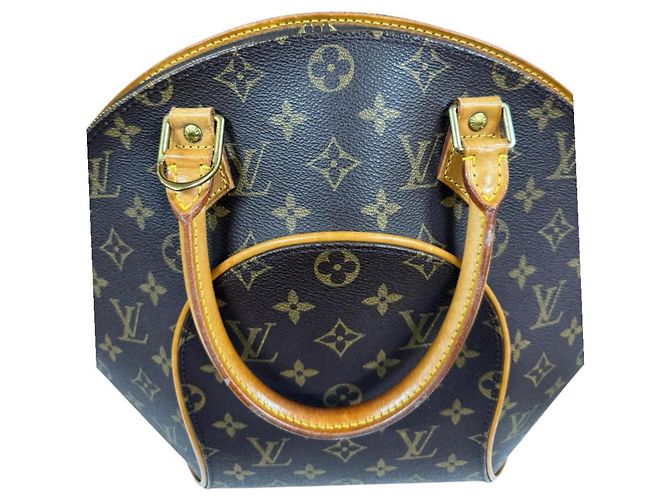 Borsa a mano Ellipse MM Monogram Louis Vuitton Marrone - vista 9