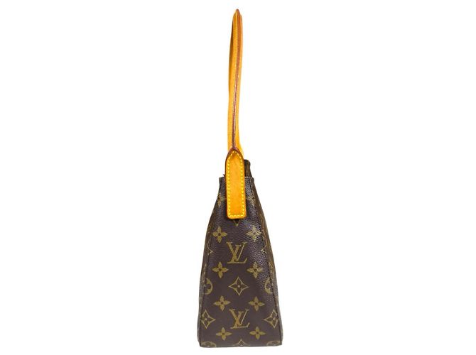 Louis Vuitton Looping MM Monogram Shoulder Bag Brown - view 4