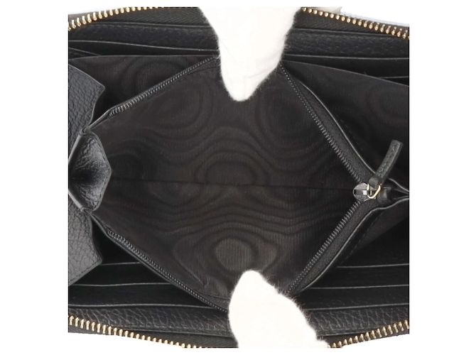 Cartera Larga GG Marmont de Gucci Negro - vista 6