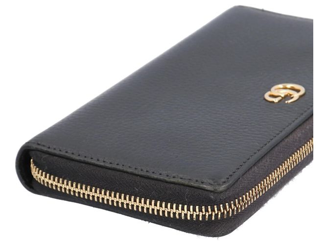 Cartera Larga GG Marmont de Gucci Negro - vista 8