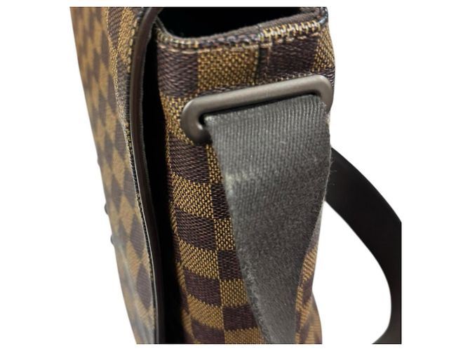 Borsa a spalla Damier Brooklyn MM di Louis Vuitton Marrone - vista 14