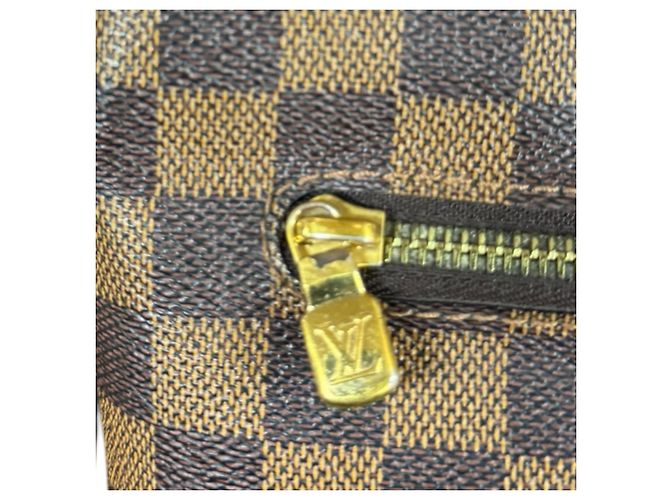Borsa a spalla Damier Brooklyn MM di Louis Vuitton Marrone - vista 15