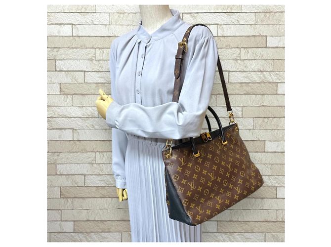 Borsa a Spalla Pallas Monogram Louis Vuitton Nero - vista 2