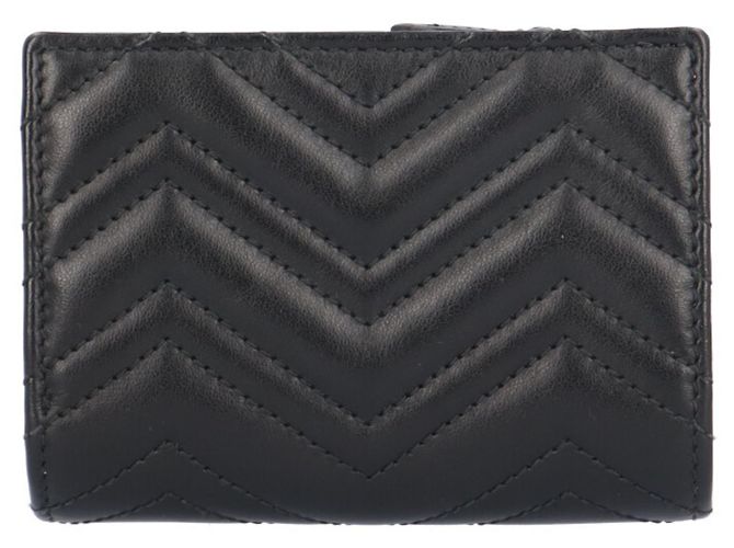 Billetera bi-fold Gucci GG Marmont Negro - vista 2