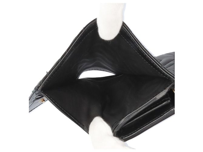 Billetera bi-fold Gucci GG Marmont Negro - vista 5