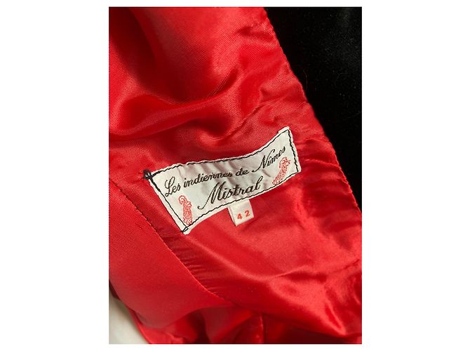 Autre Marque Guardian Jacke aus schwarzem Samt - Ansicht 4
