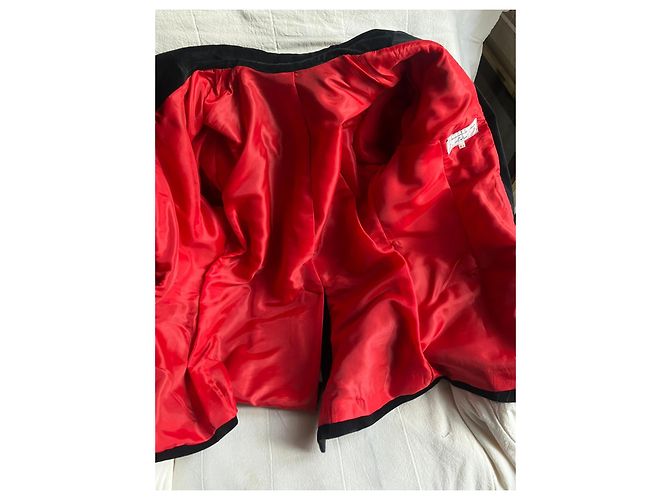 Autre Marque Guardian Jacke aus schwarzem Samt - Ansicht 5