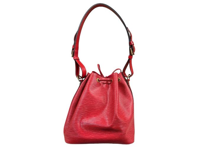 Noe Borsa a Spalla Petit Noé Epi Louis Vuitton Rosso - vista 3