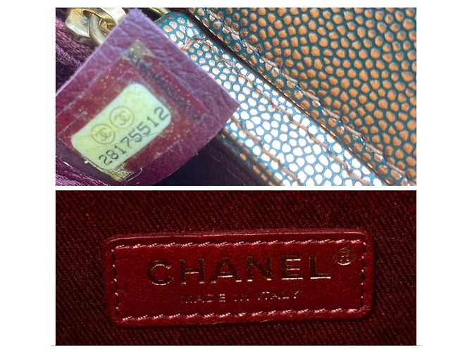Chanel 19A Medium Coco Handle Borsa in Caviar Metallico Rame Senza Tempo Gold hardware - vista 9
