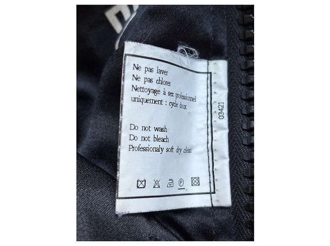 Falda acolchada negra Chanel Negro - vista 11