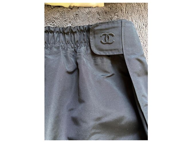 Falda acolchada negra Chanel Negro - vista 3