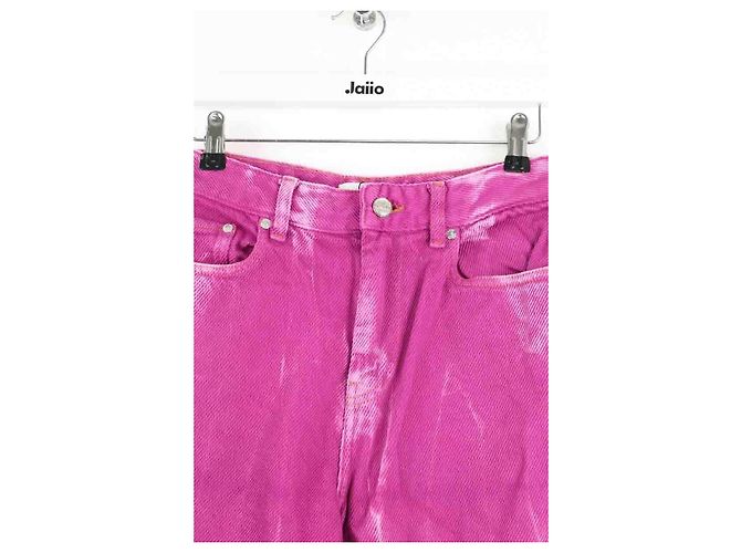 Ganni Rosa weite Jeans Pink - Ansicht 2
