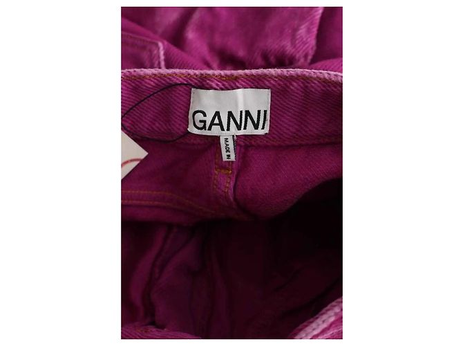 Ganni Rosa weite Jeans Pink - Ansicht 5