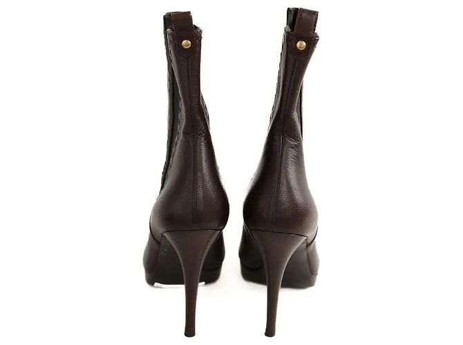 Yves Saint Laurent Stivali marroni Marrone - vista 2