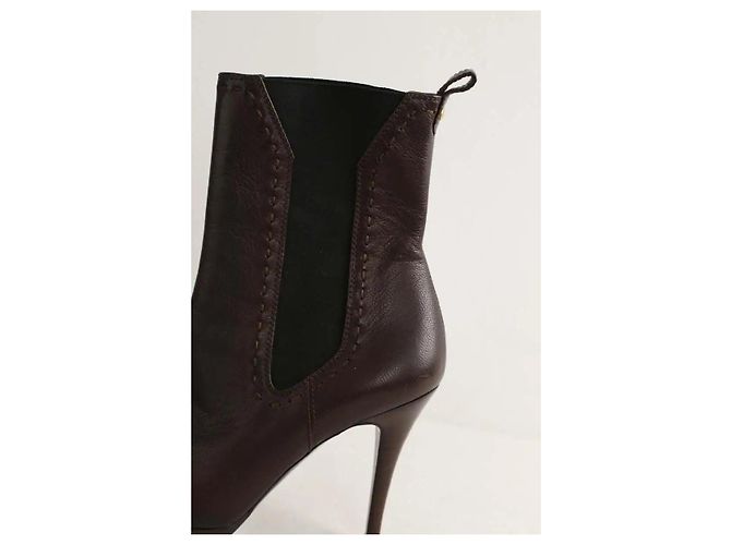 Yves Saint Laurent Stivali marroni Marrone - vista 4