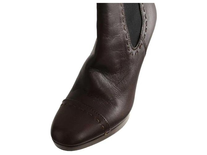 Yves Saint Laurent Stivali marroni Marrone - vista 5