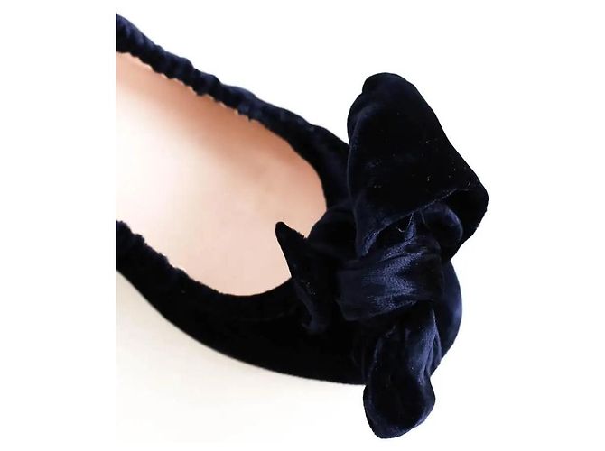 Miu Miu Bailarinas azules - vista 5