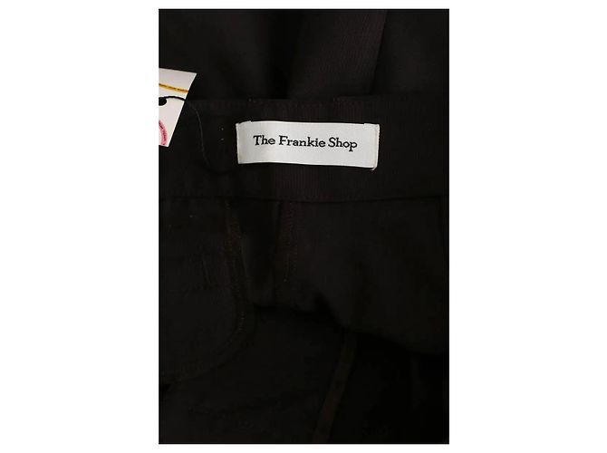 Autre Marque Pantalones anchos marrones Castaño - vista 5