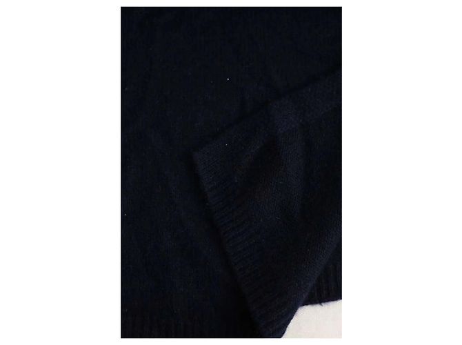 Eric Bompard Bufanda de cachemira azul marino - vista 4