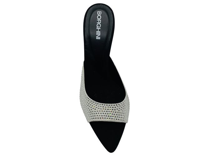 Autre Marque Mule Perni Strass Nero / Argento di Gia Borghini - vista 4