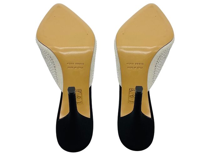 Autre Marque Mule Perni Strass Nero / Argento di Gia Borghini - vista 6