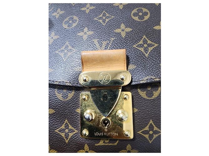LOUIS VUITTON Sac Eden MM en toile Monogram Bordeaux Marron/Bourgogne - vue 10