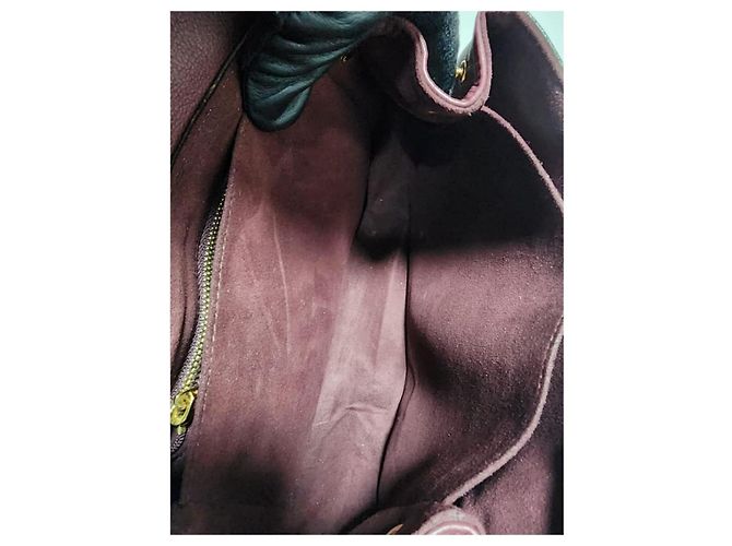 LOUIS VUITTON Sac Eden MM en toile Monogram Bordeaux Marron/Bourgogne - vue 4