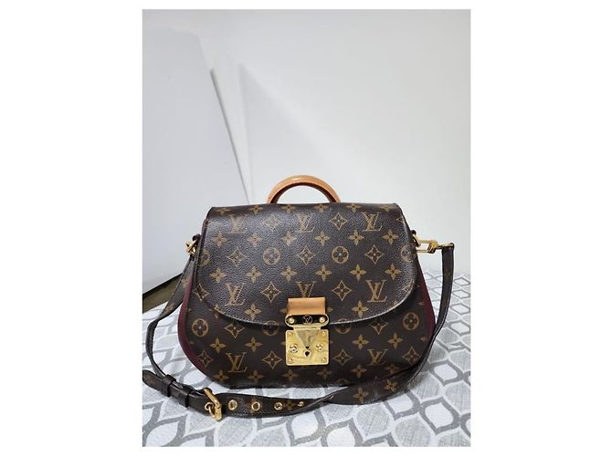 LOUIS VUITTON Sac Eden MM en toile Monogram Bordeaux Marron/Bourgogne - vue 5