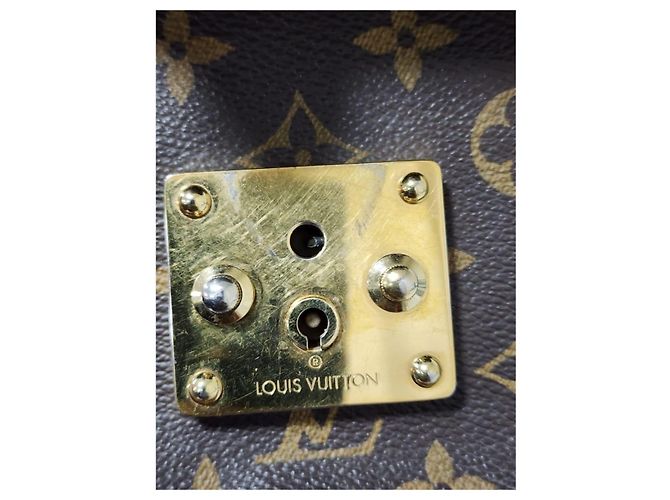 LOUIS VUITTON Sac Eden MM en toile Monogram Bordeaux Marron/Bourgogne - vue 6