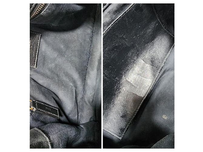 Bolsa de Ombro Niki Medium em Couro Preto YSL Saint Laurent - vista 13