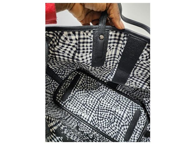 MCM Visetos Medium Liz Shopper Reversibile/Pochette Nero - vista 9