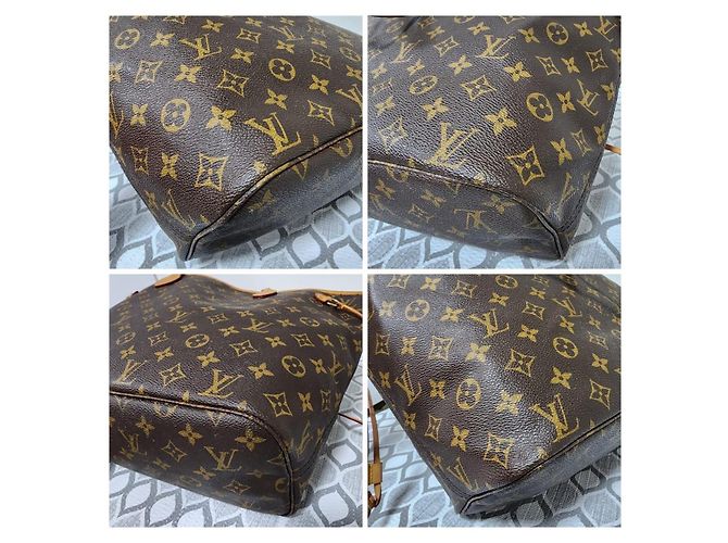LOUIS VUITTON Neverfull MM Monogram Canvas Tote Bag Braun - Ansicht 10