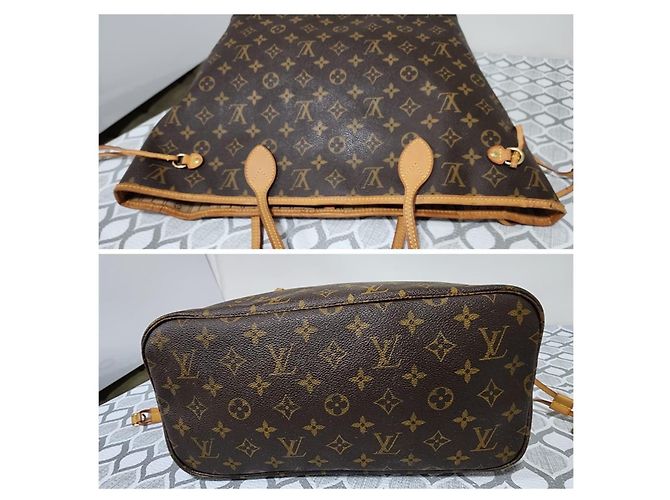 LOUIS VUITTON Neverfull MM Monogram Canvas Tote Bag Braun - Ansicht 8