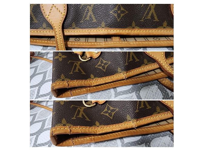 LOUIS VUITTON Neverfull MM Monogram Canvas Tote Bag Braun - Ansicht 9
