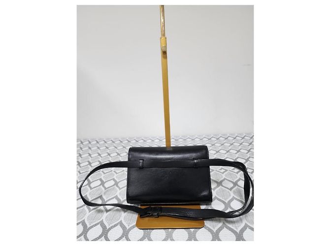 Borsa a tracolla in pelle monogramma Kate di Saint Laurent Nera Nero - vista 10