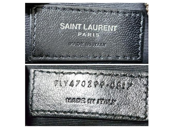 Borsa a tracolla Lou Camera in pelle Saint Laurent bordeaux - vista 2