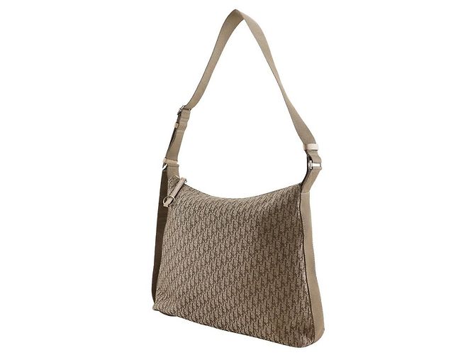 Borsa a Spalla in Tela Trotter Dior Beige - vista 2