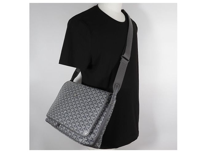 Goyard Capesien MM PVC Schultertasche Grau - Ansicht 17